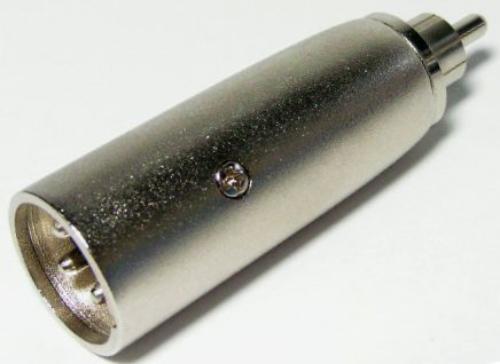 XLR Plug 3 Pin To RCA Plug